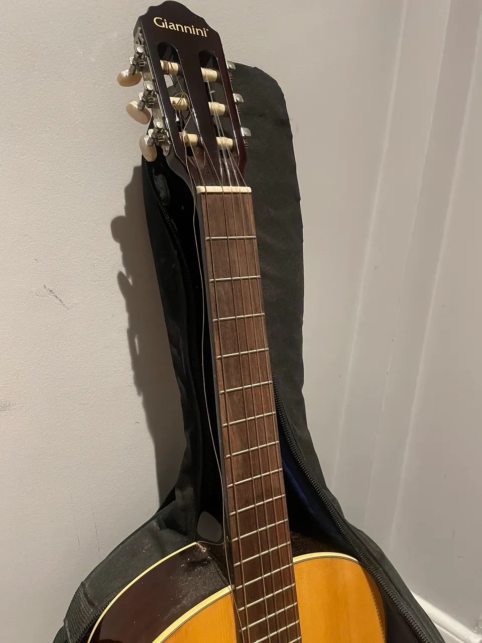 Violão Acústico Giannini + Capa Inclusa - Ótimo Estado - Foto 5