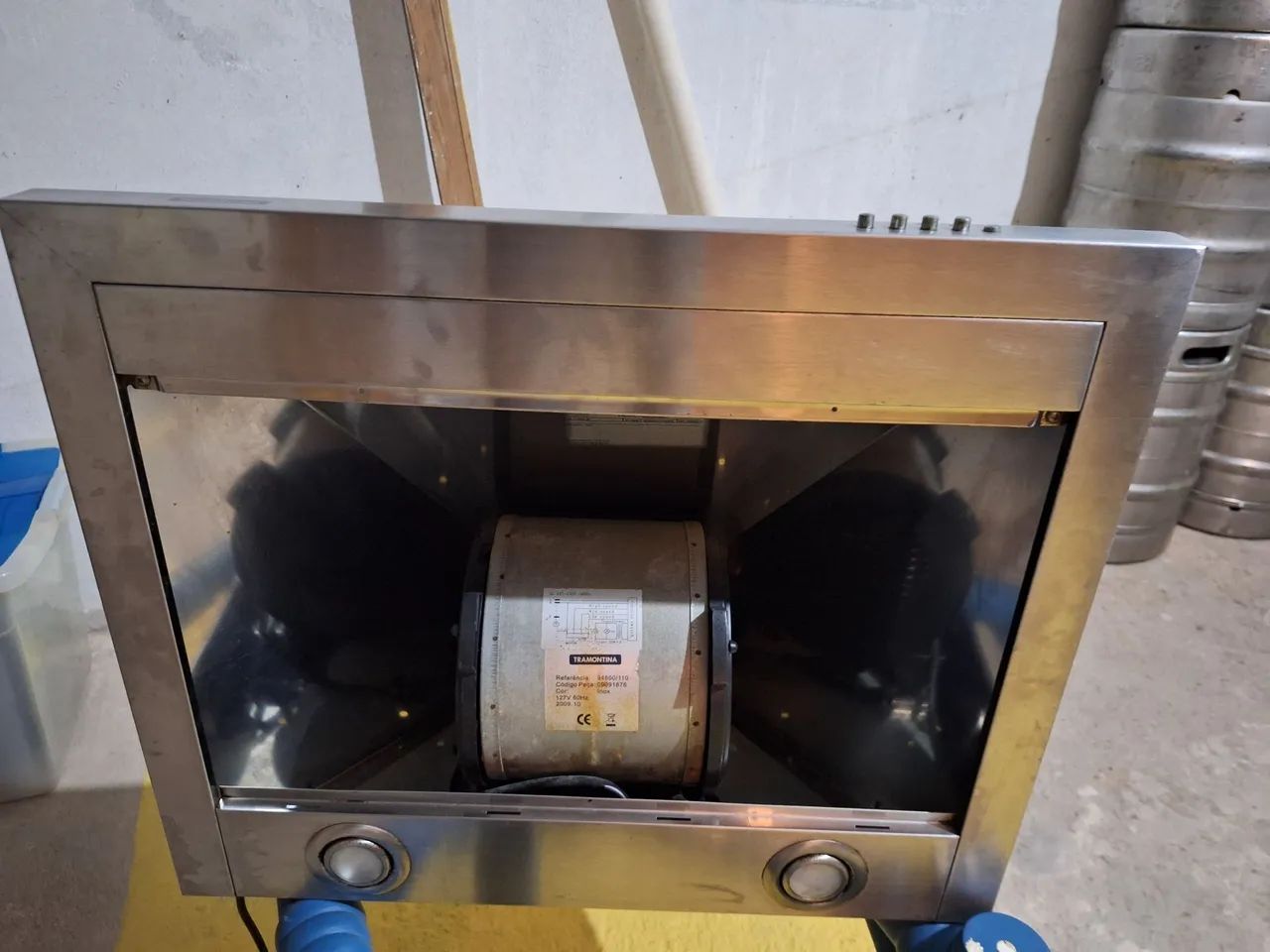 Coifa e depurador de ano inox para fogão de 4 bocas - Foto 3