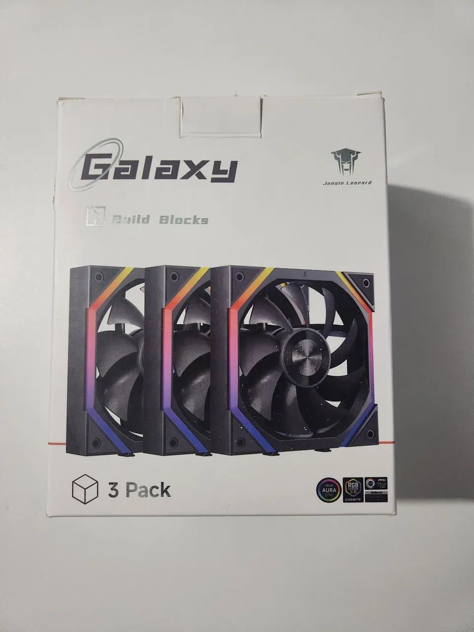 Kit 3 fans jungle leopard Galaxy prisma XH