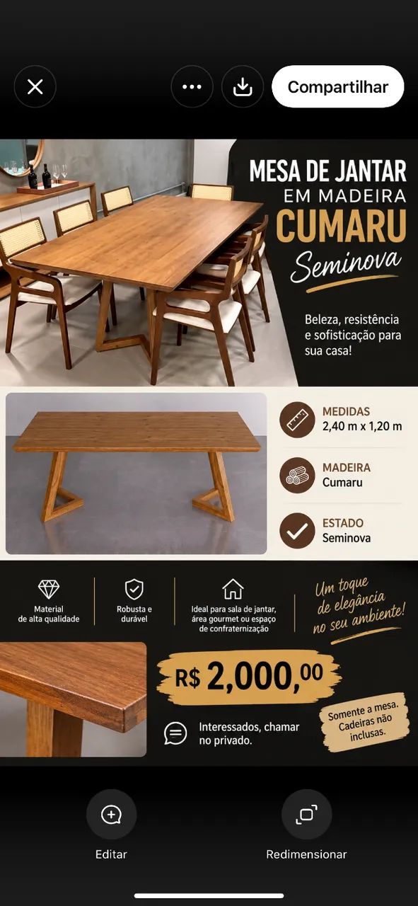 mesa de jantar - Foto 2