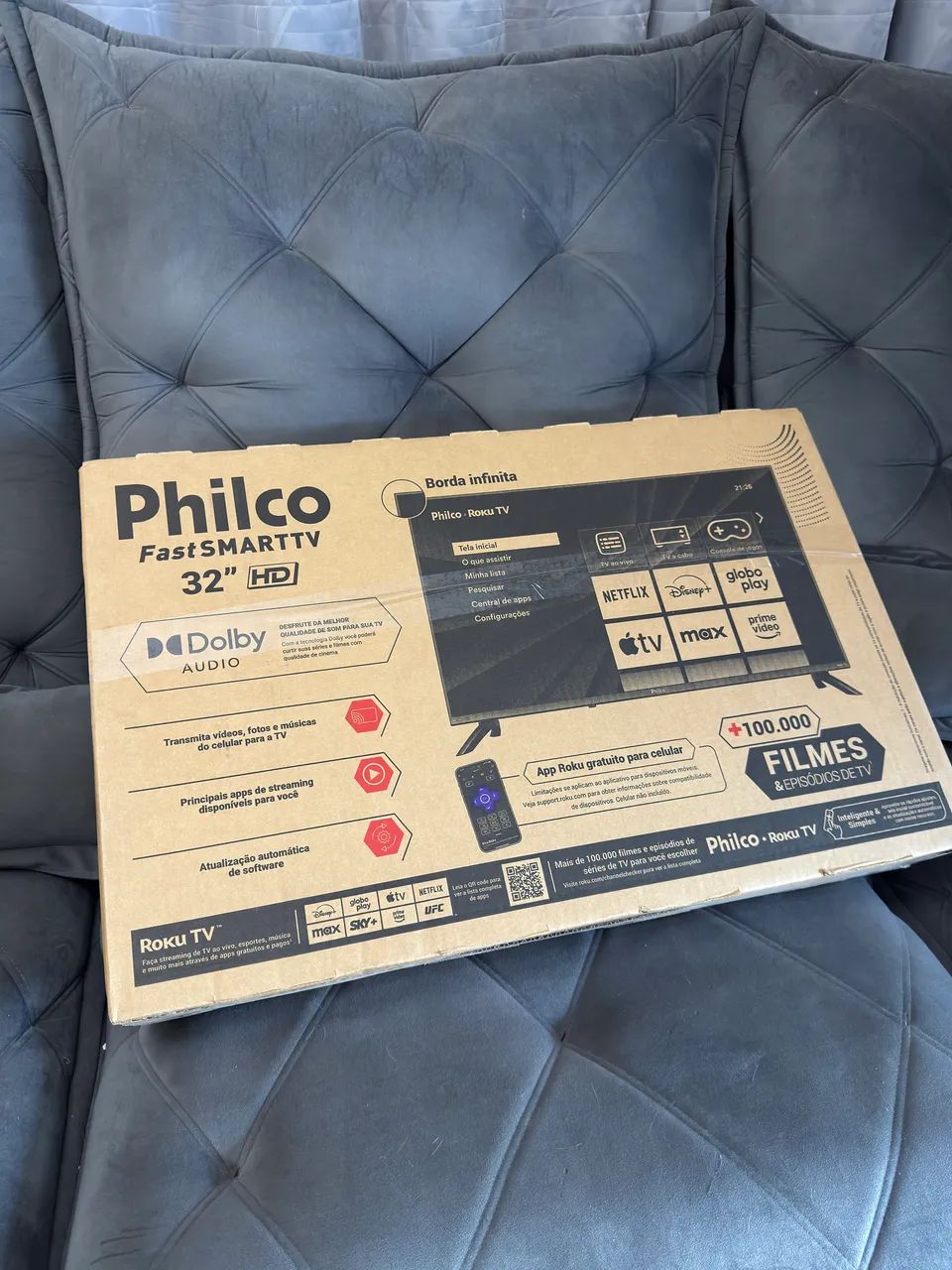 TV Philco 32 Smart TV - Roku TV  - Foto 2