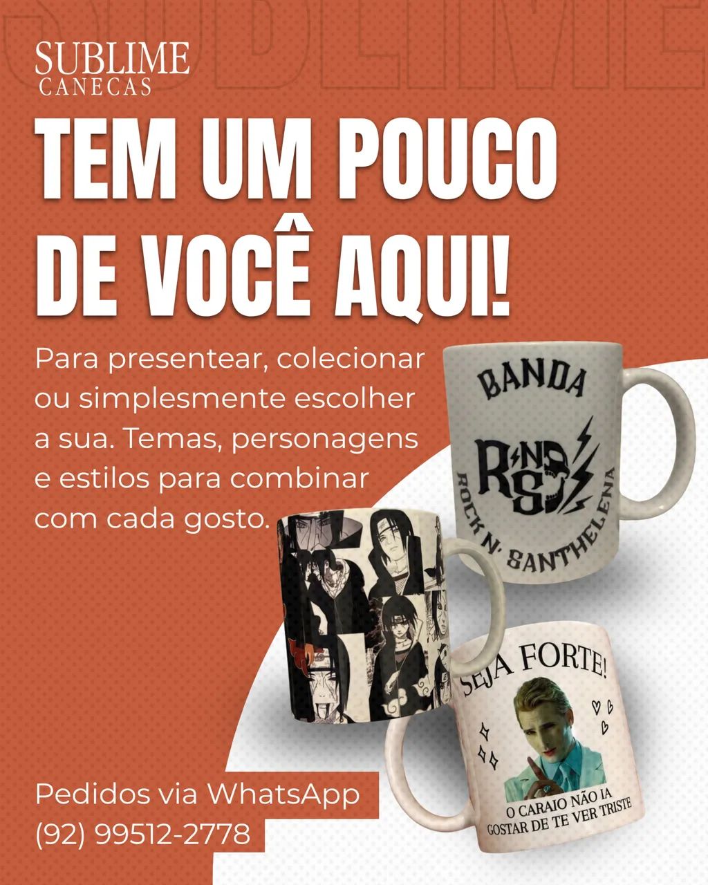Canecas Personalizadas - Brindes, Presentes, Datas Comemorativas, Etc 