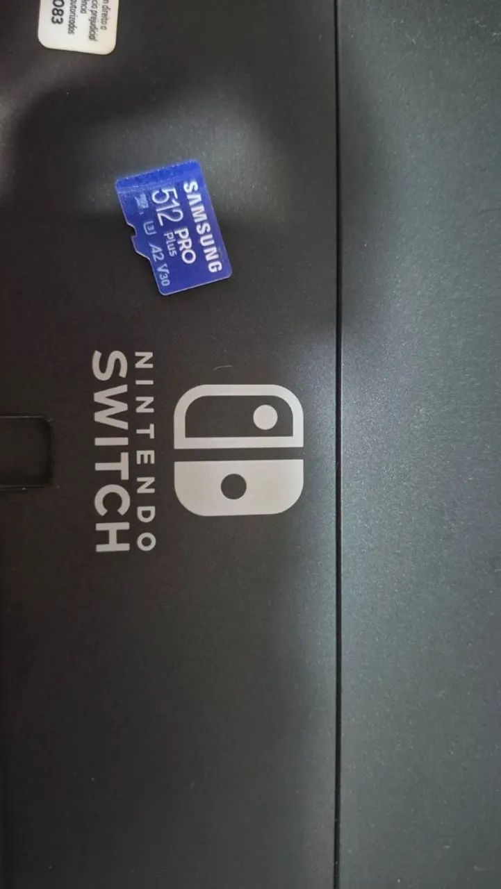 Nintendo Switch Oled Desbloqueado 512Gb - Foto 2
