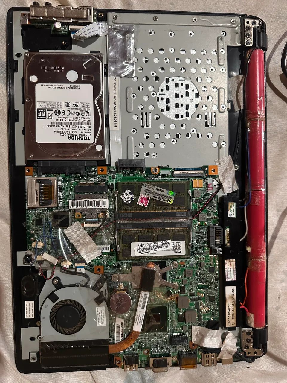 Notebook positivo sim N325 peças  - Foto 4