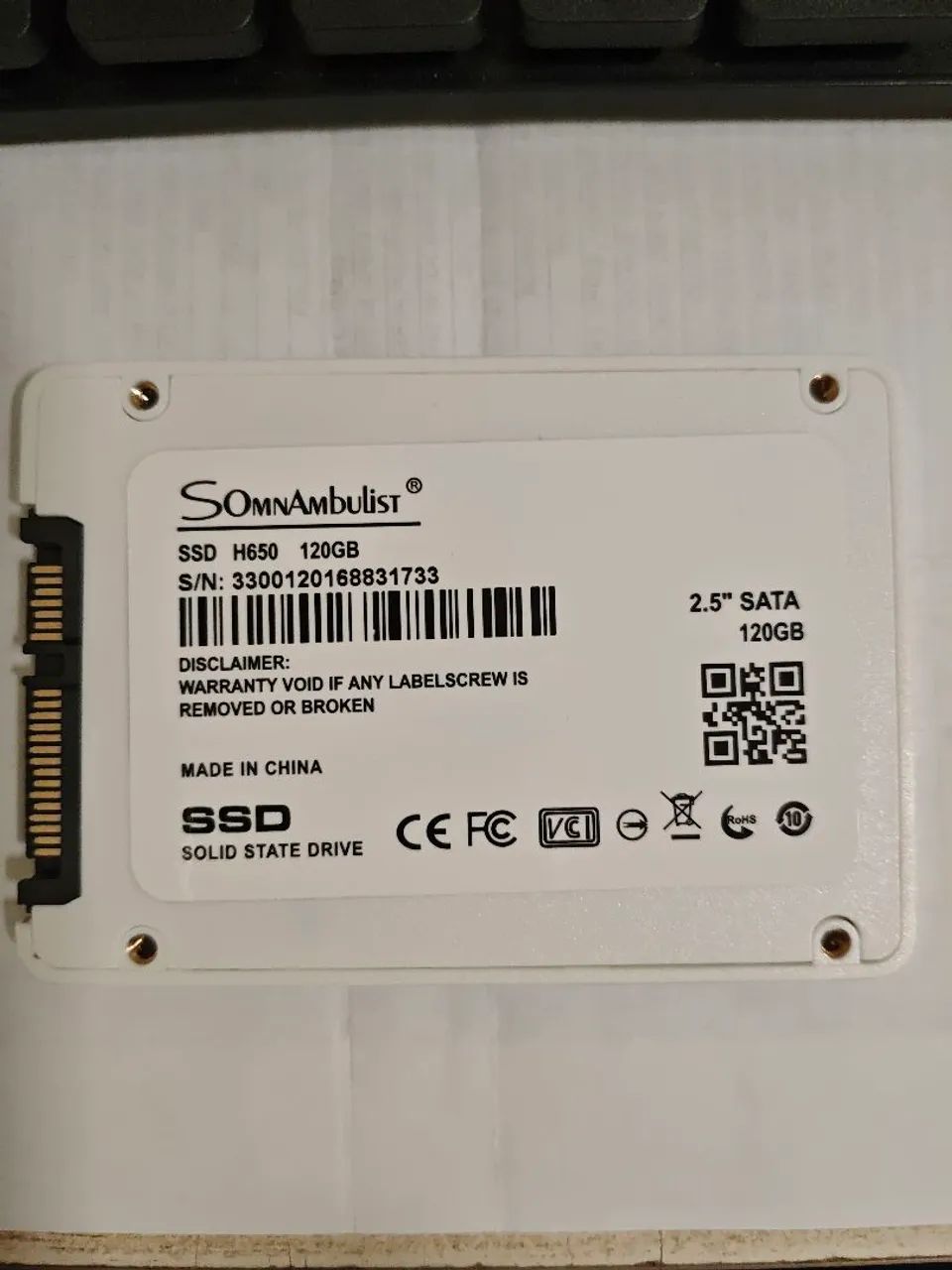 SSD SATA 120GB NOVO - Foto 3