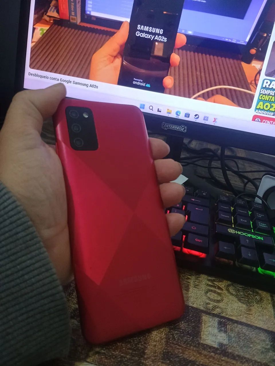 A02s Plus com fone e carregador - Foto 5