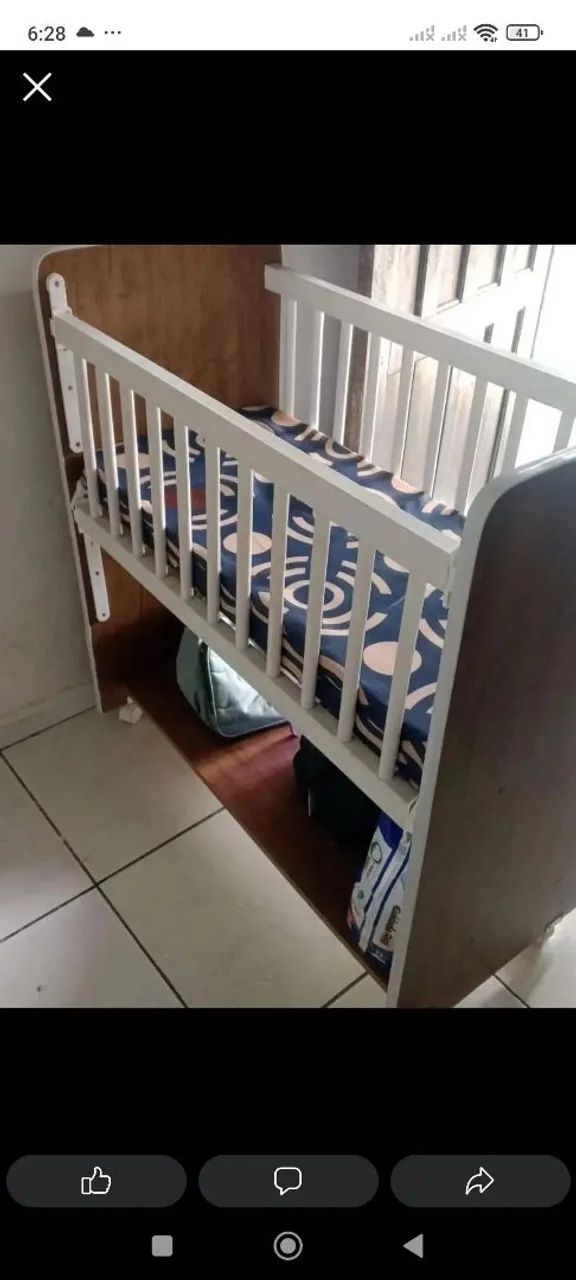 UM MINI BERÇO  - Foto 4