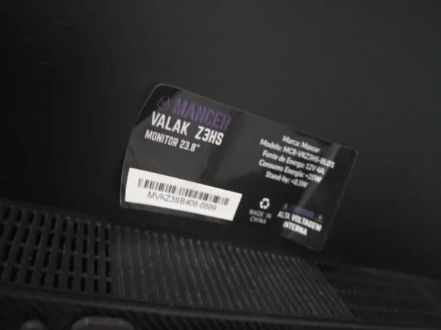 Monitor Gamer Valak Z3HS 2K 180Hz IPS + Braço Mecânico - Foto 2