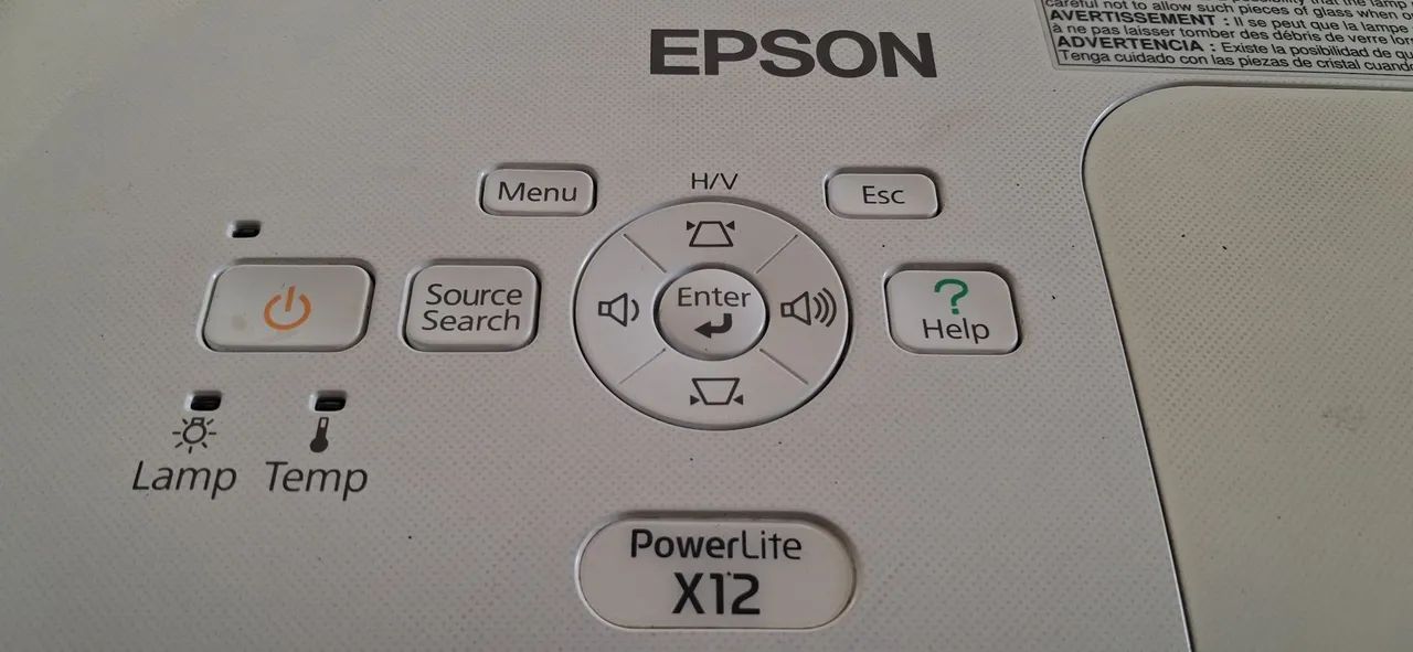 Projetor Epson X12 2800 Lumens funcionando 100% - Foto 2