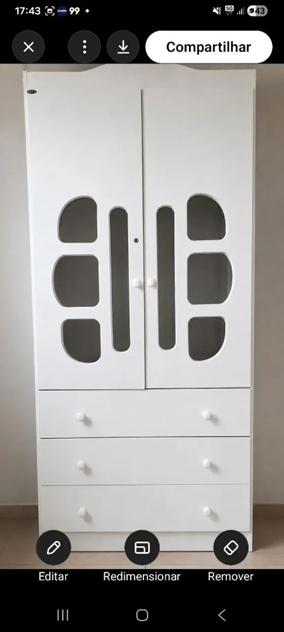 Guarda-roupa infantil