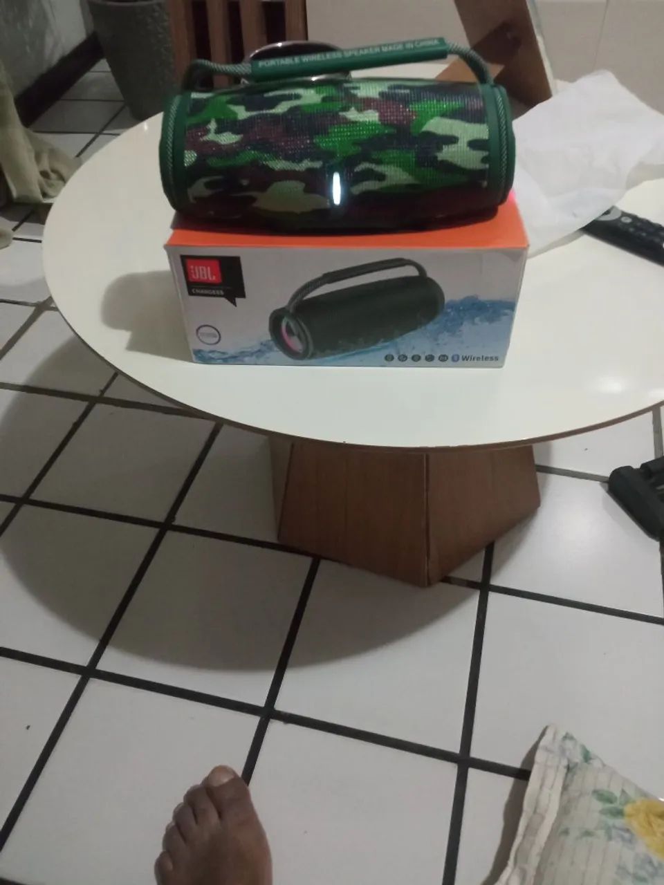 Caixa de som Bluetooth cartão de memória 