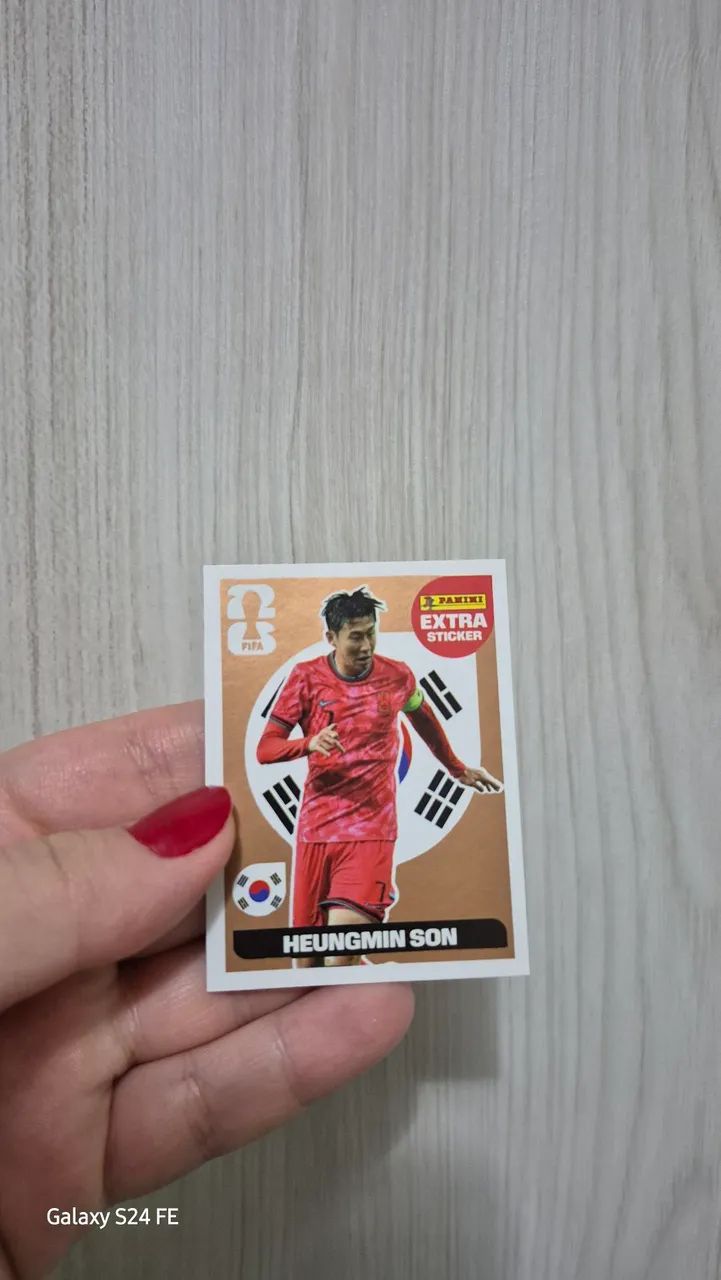 Figurinha Extra panini Heungmin son - Foto 4