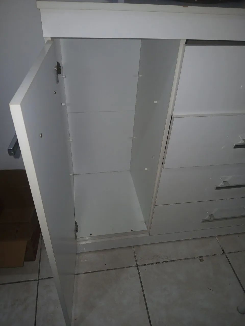 Cômoda 1 Porta 4 Gavetas - Foto 3