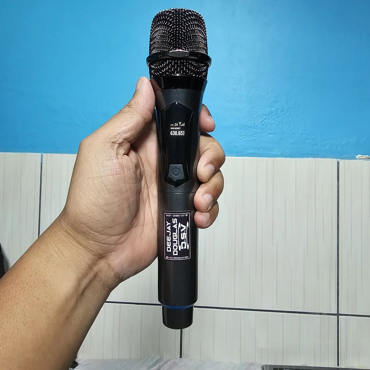 MICROFONE SEM FIO PARA FESTAS, KARAOKE KIT COMPLETO - Foto 5