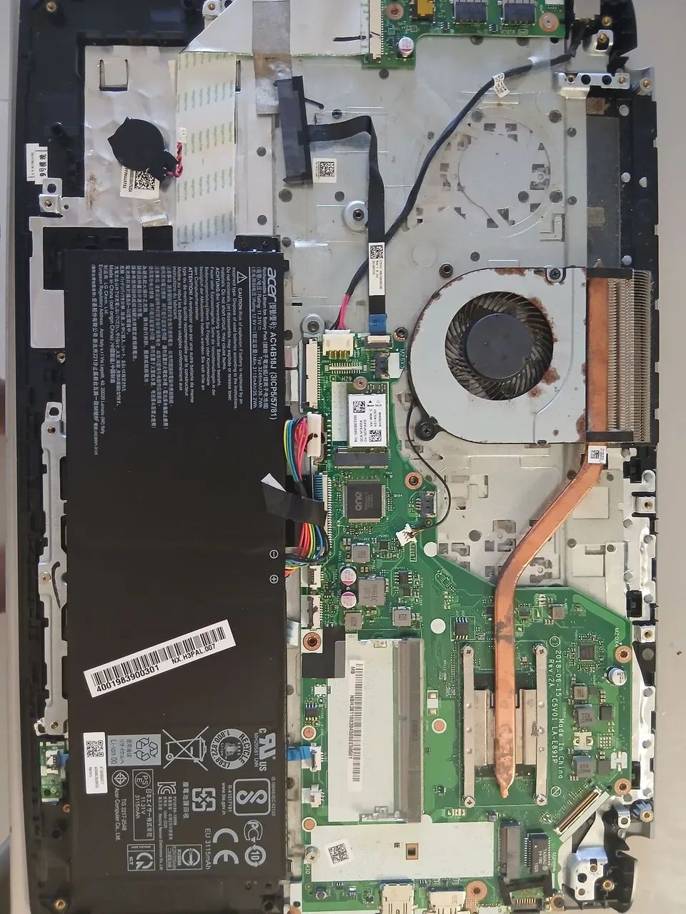 Placa mãe acer a315/a515