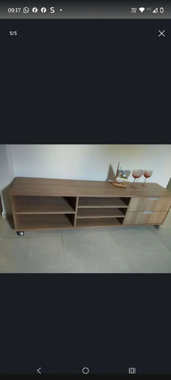 Sofá com o rack - Foto 5