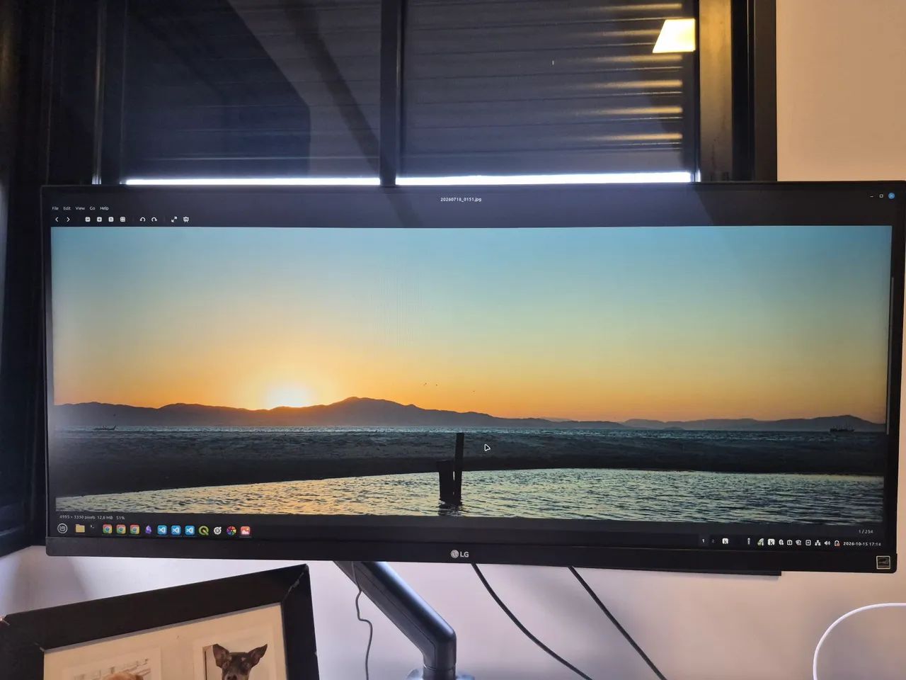 Monitor LG 34 polegadas com braço articulado - Foto 2