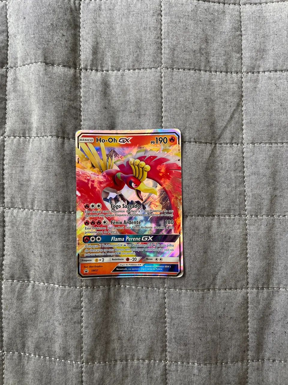 Carta Pokémon Ho-Oh GX