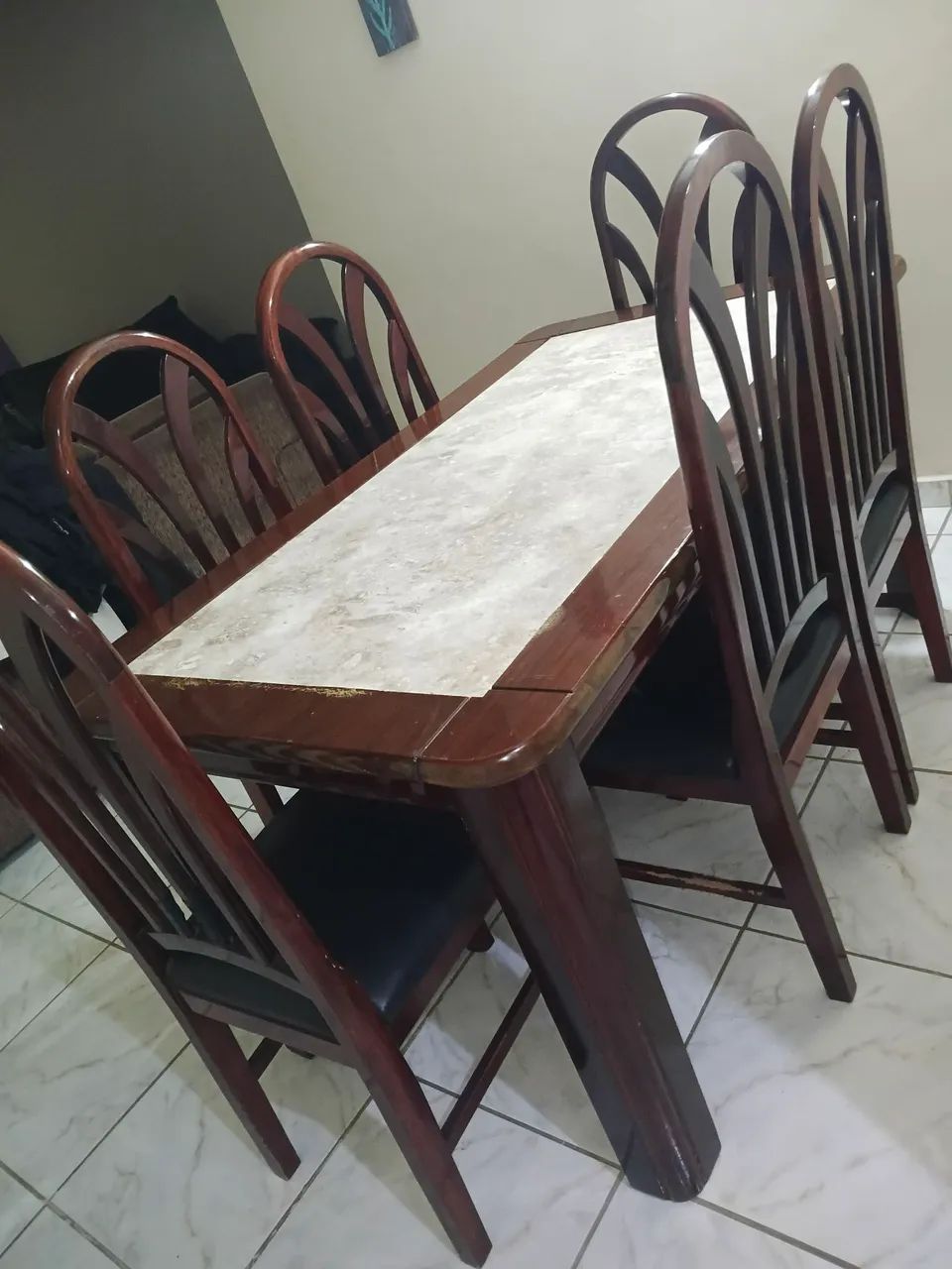 Vendo mesa madeira - Foto 3
