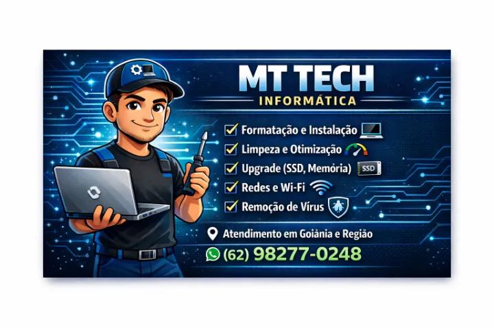 Técnico de Informática | Formatação, Limpeza, Redes e Suporte ...