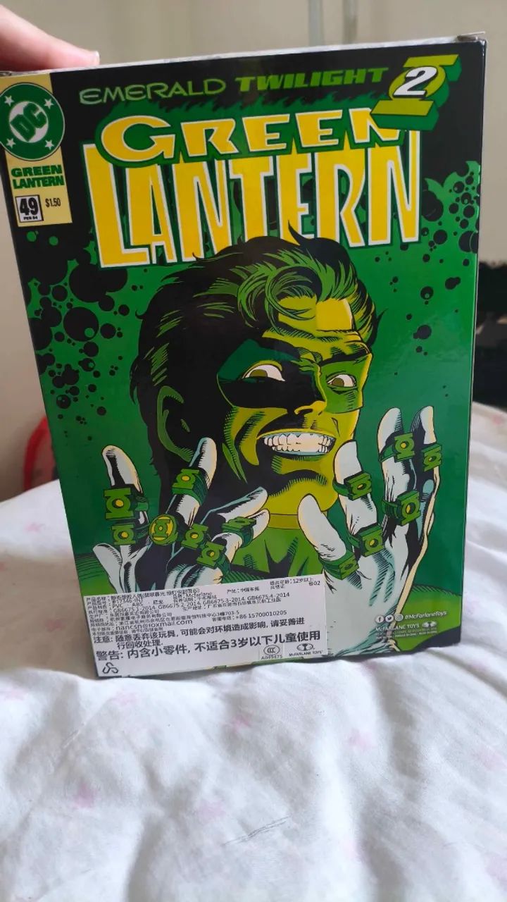 Original McFARLANE DC Gold Label Lanterna Verde Hal Jordan (Emerald Twilight) - Foto 2