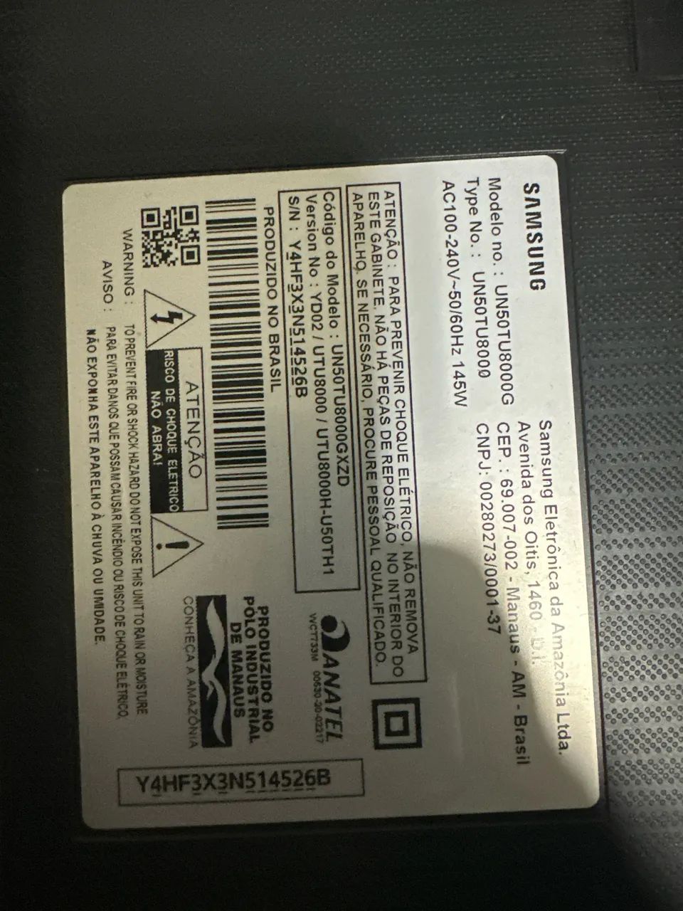 Tv Samsung 50 polegadas 