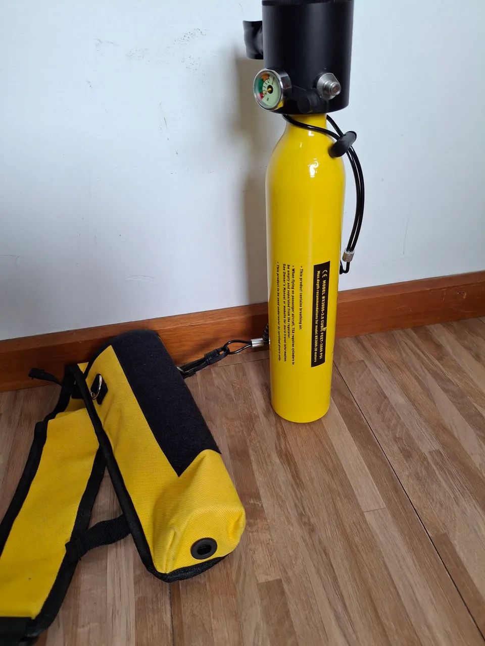 Mini cilindro de mergulho 0,5 litros - Foto 4