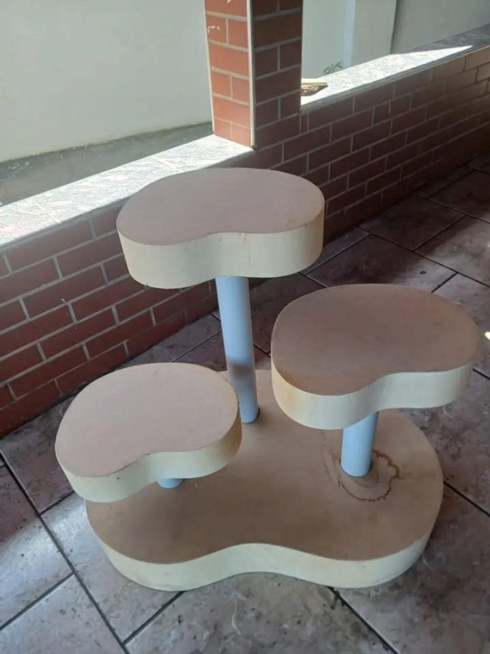 Mesa Chaise Suspensa 3 Andares, Crua para pintar - Foto 3