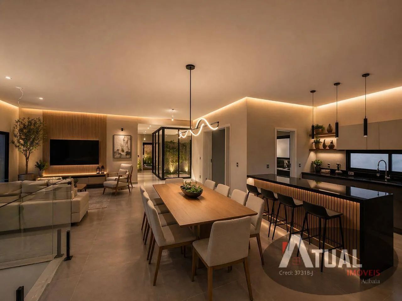 CASA NOVA EM CONDOMINIO ATIBAIA COM 3 SUITES - Foto 5