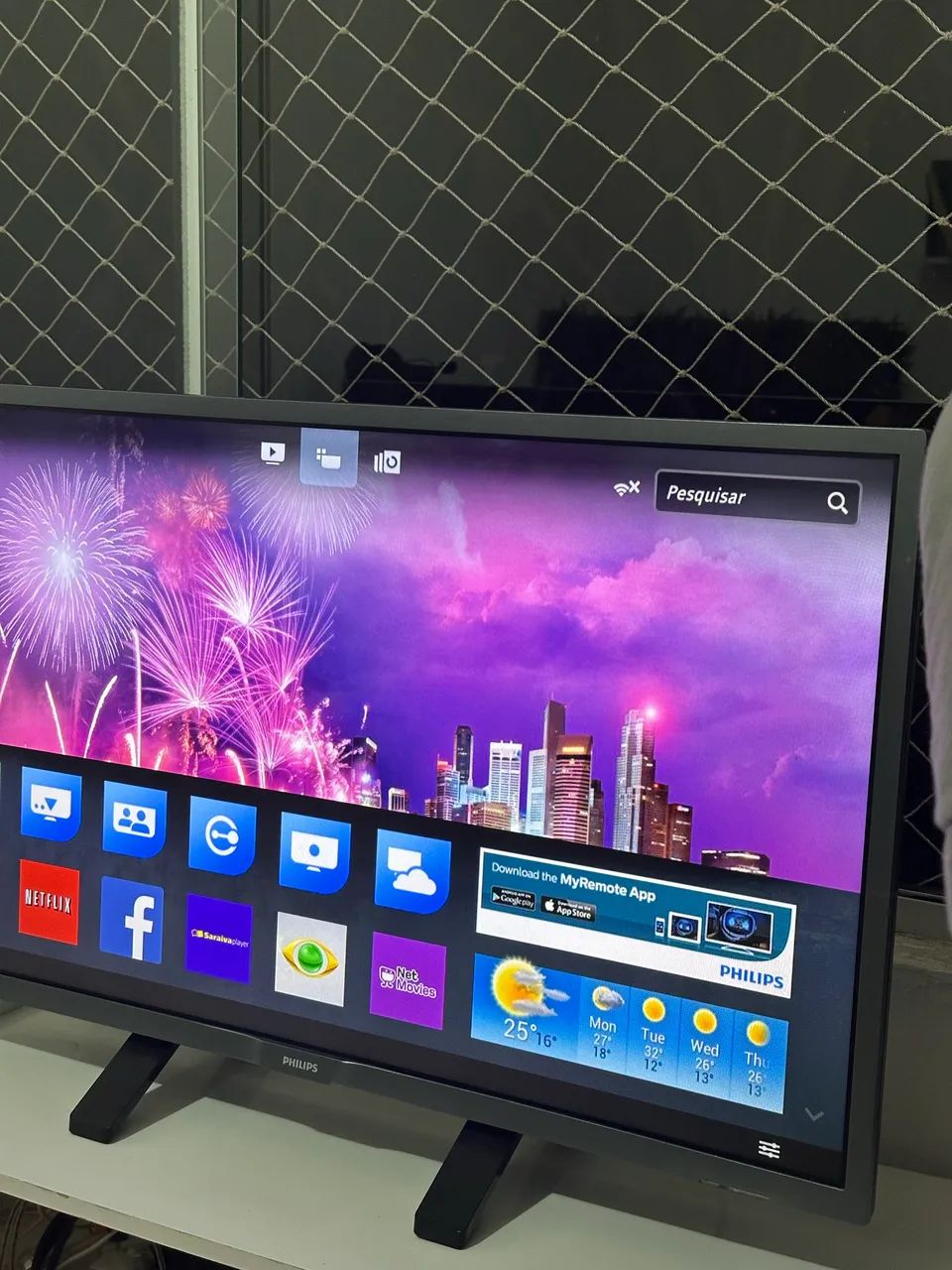 Smart Tv Philips 32 polegadas  - Foto 3