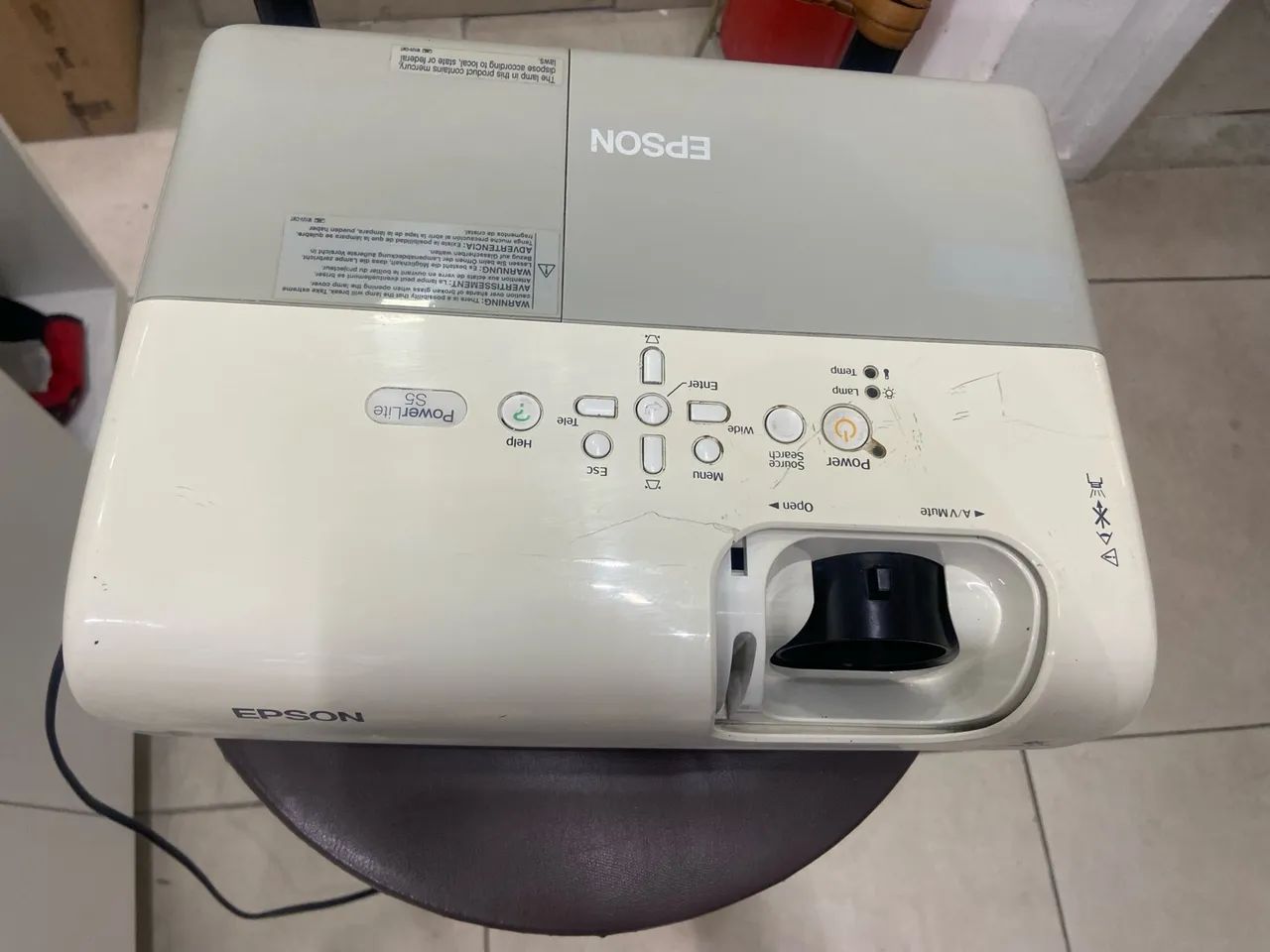Projetor Power lite S5 