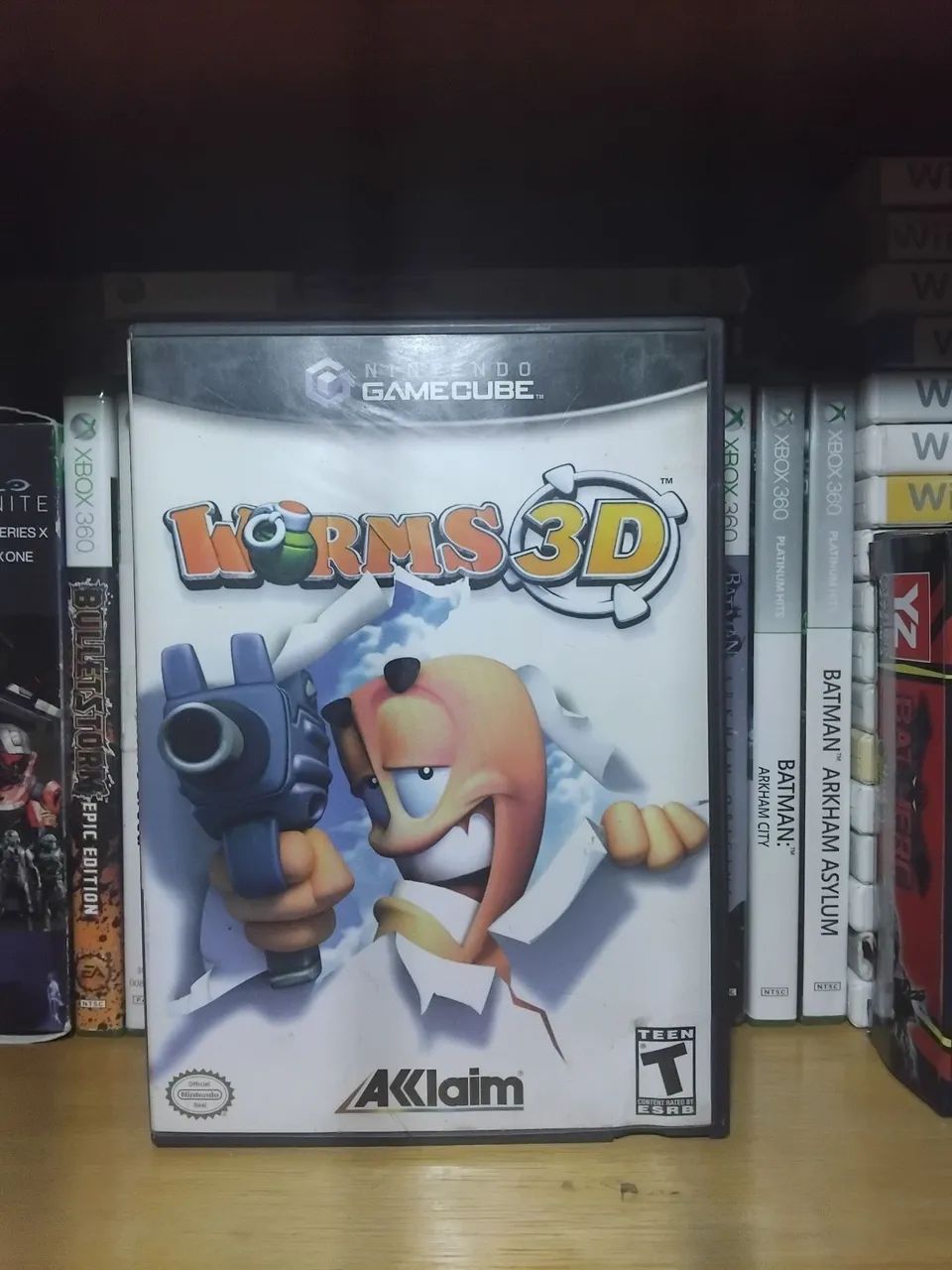 Jogo de game cube Worms 3D  completo 