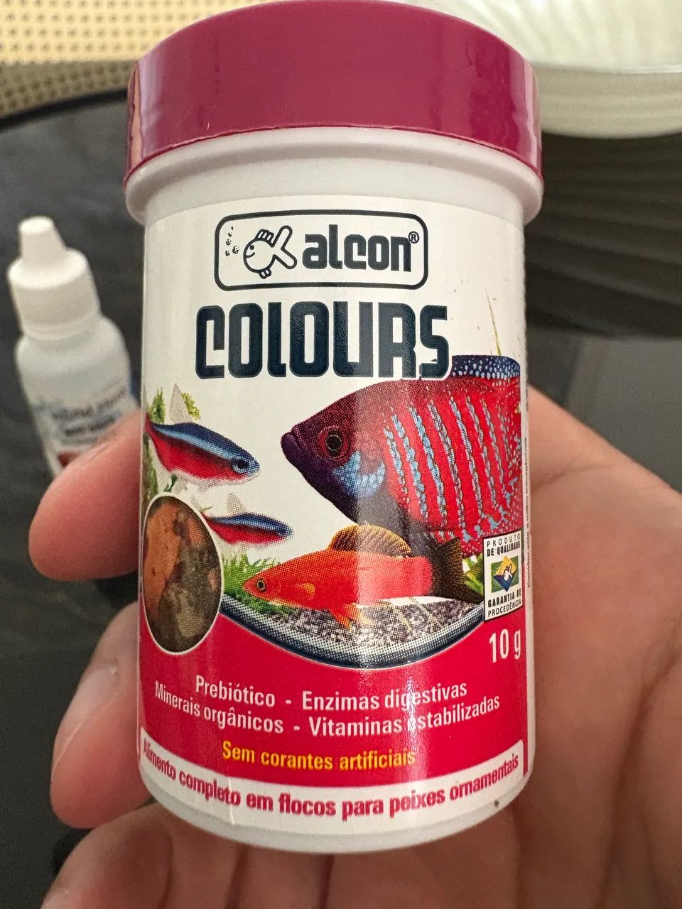 Alimento ração em flocos para peixes+ anti cloro - Foto 2