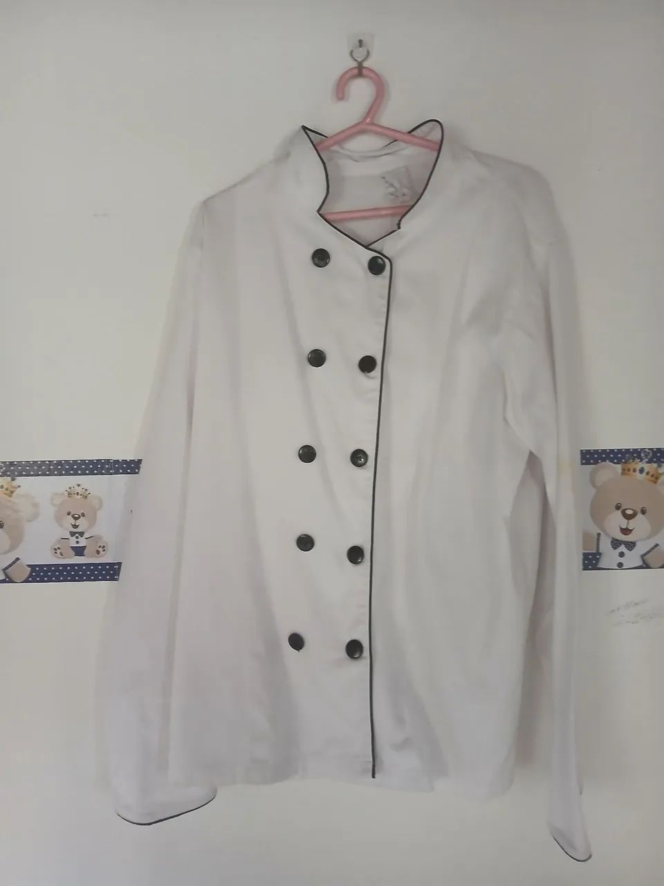 Kit Uniforme Hotelaria/Gastronomia - Doma, Calça, Avental e Touca - Foto 2