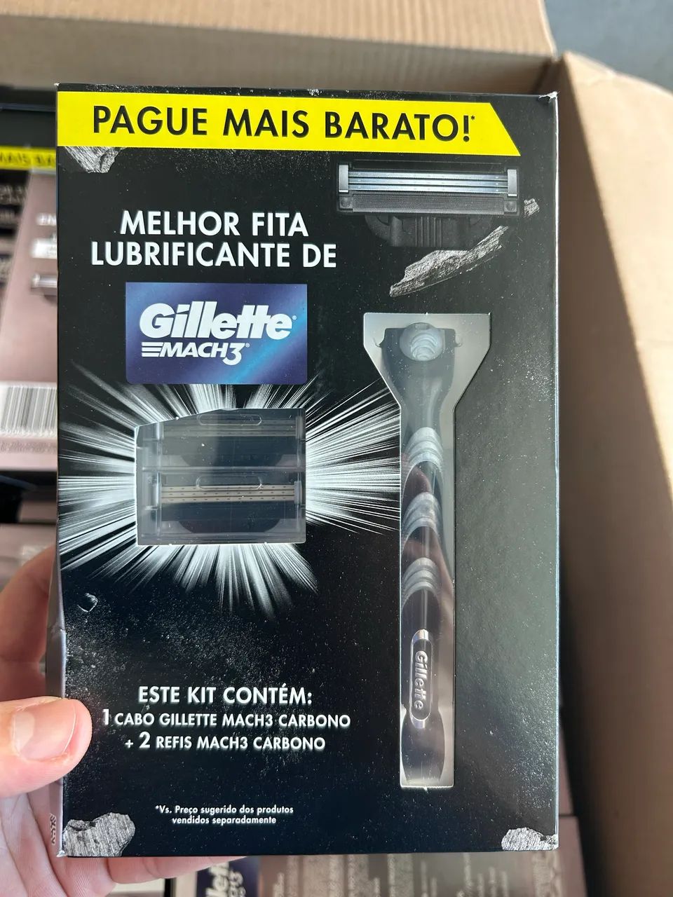 Kit Mach3 Carbono 1 Cabo + 2 Refis Lacrado 
