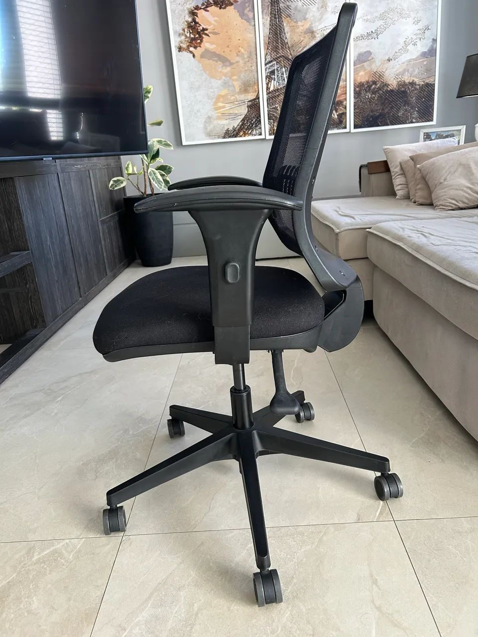 Cadeira Flexform Uni All Black - Foto 3