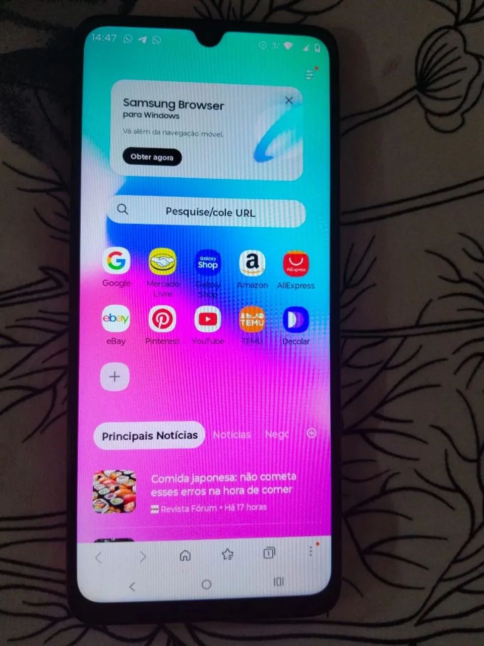 Celular motog 06