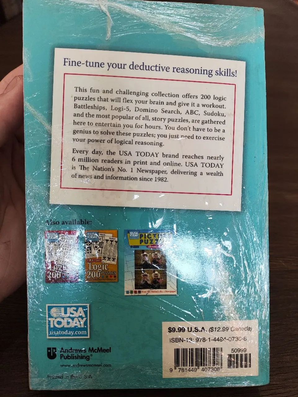USA Today Logic 2: 200 puzzles - Foto 5