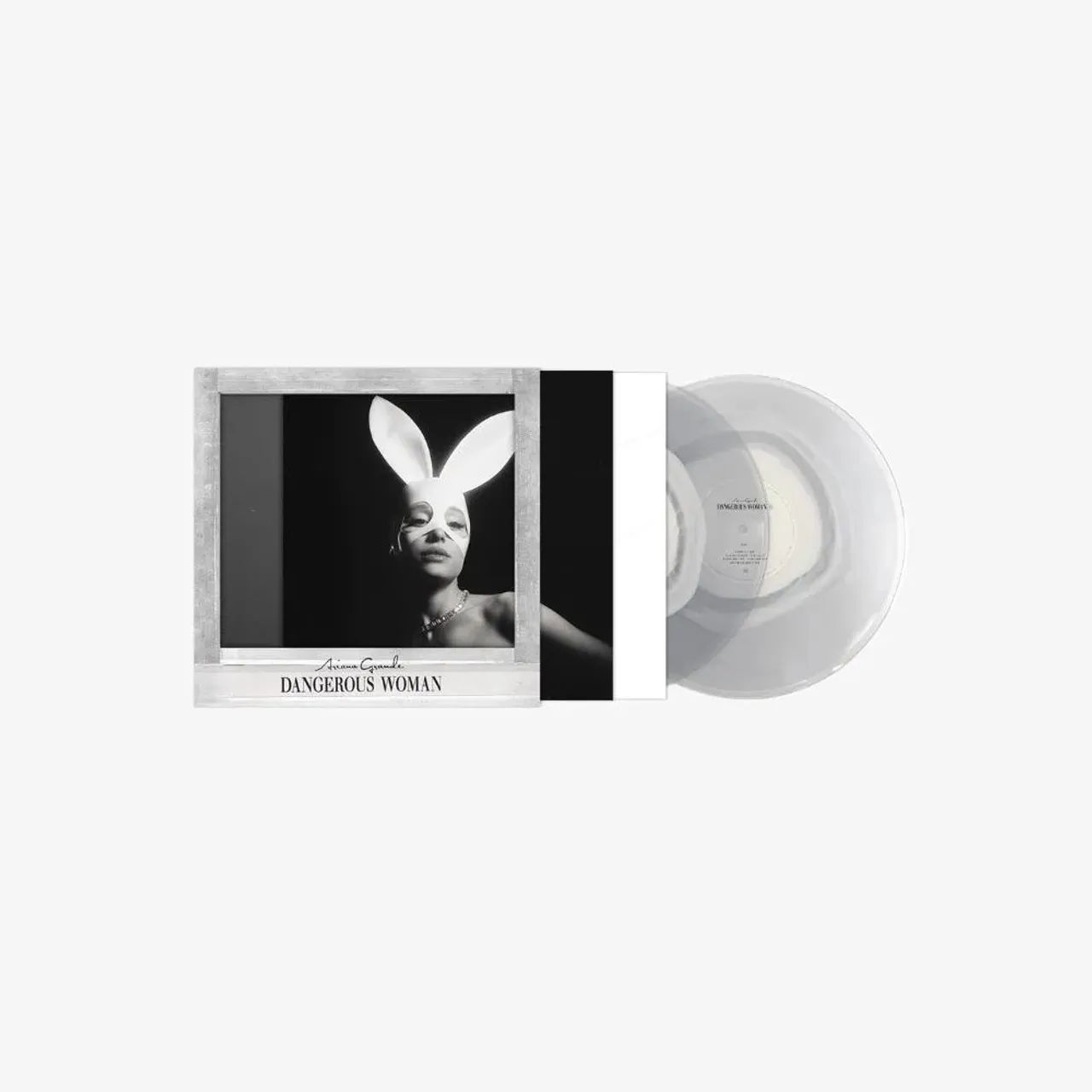 [LACRADO] Dangerous Woman (10th Anniversary 2 LP) - Vinil Branco/Transparente (Ariana)