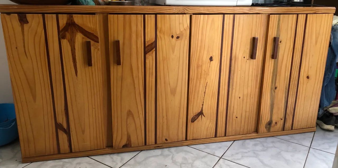 Conjunto armários de madeira  - Foto 2