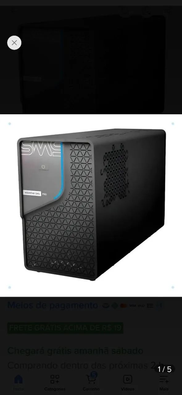 Nobreak sms pro 1500va 