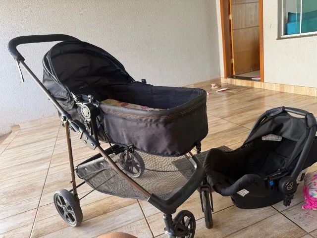 Carrinho Moisés com bebê conforto  - Foto 3
