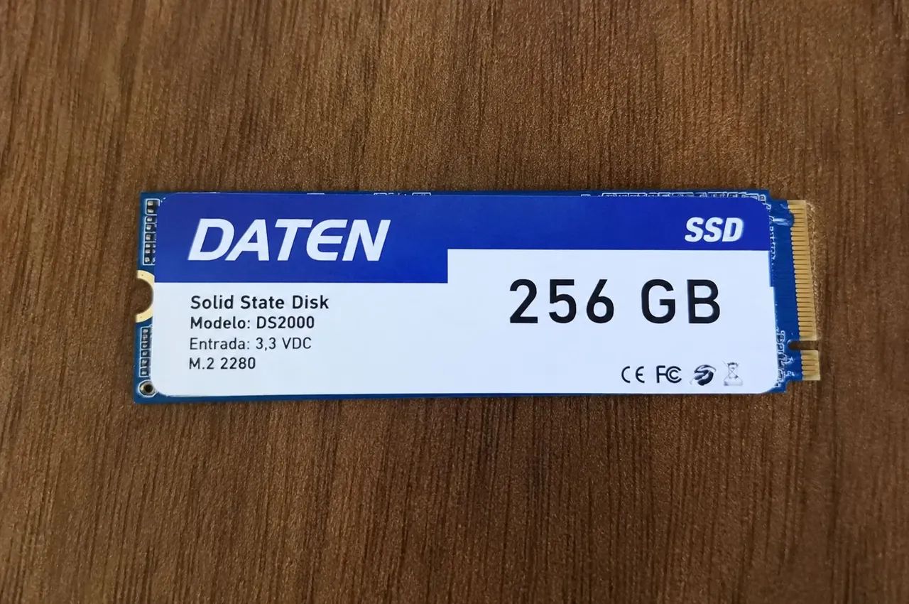 SSD M.2 NVMe 256GB Daten 