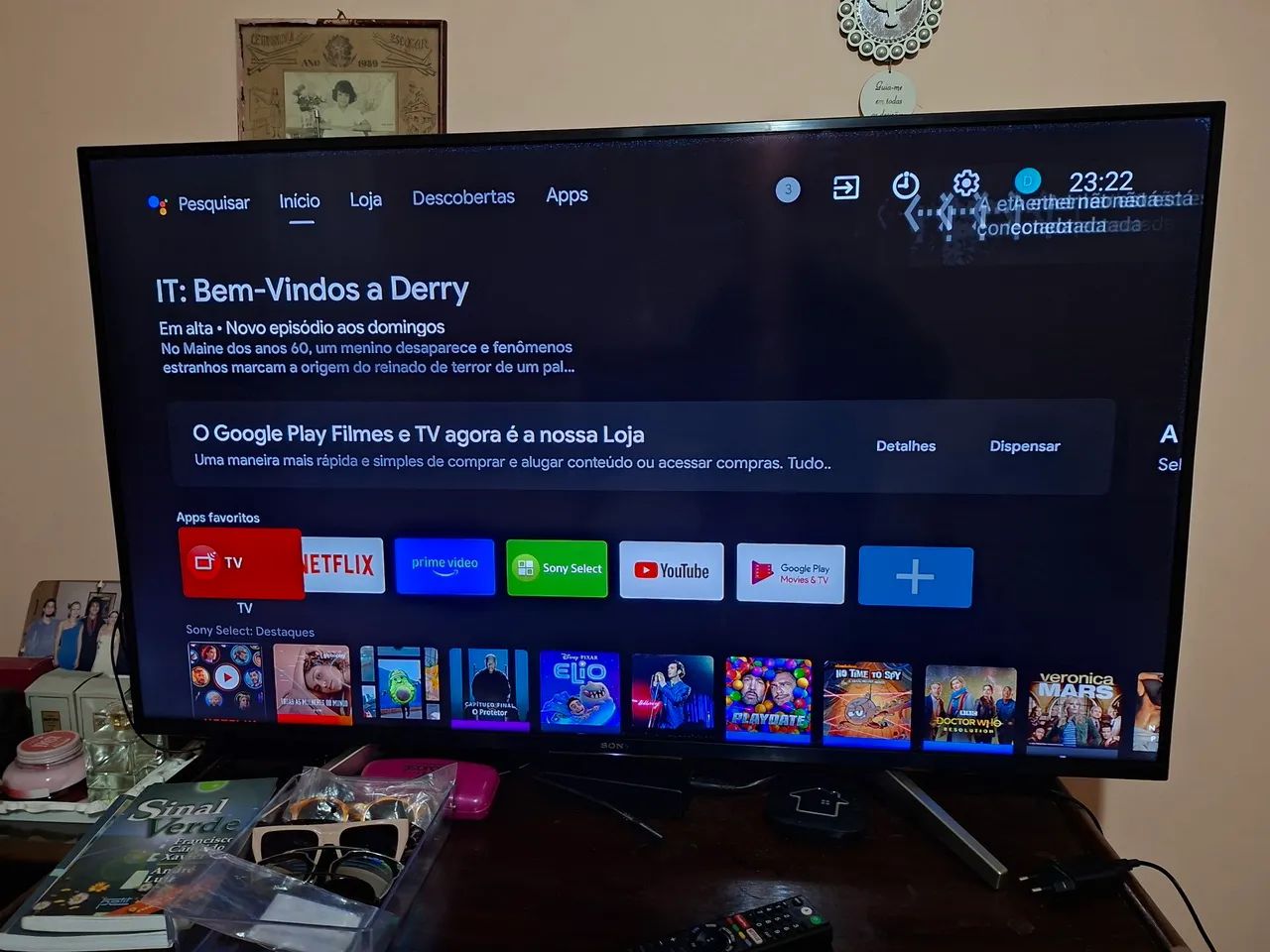 Sony tv Android controle por voz - Foto 3