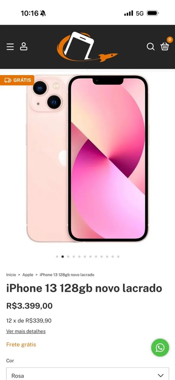 iPhone 13 128 GB - Foto 4