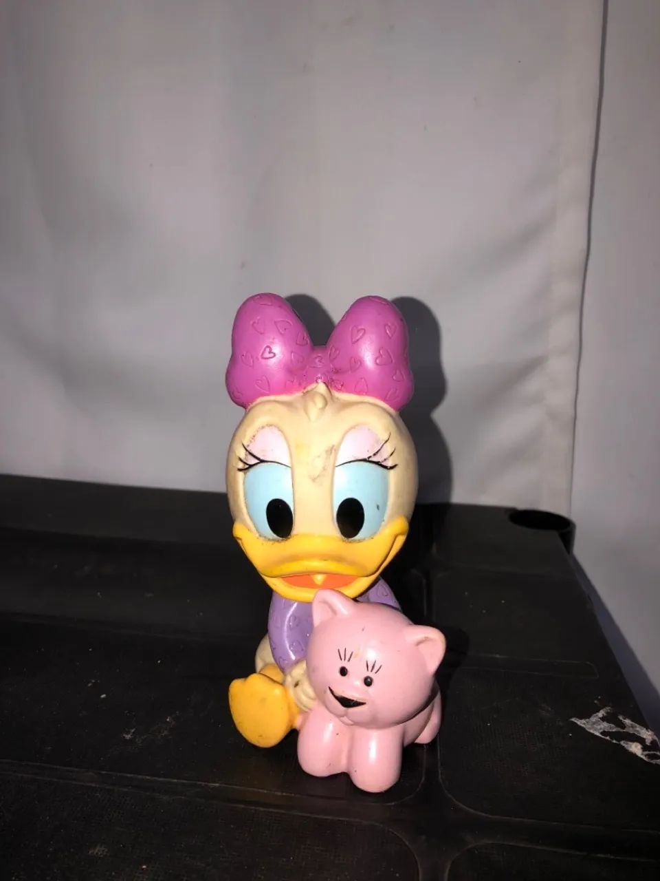 Boneca Antiga Margarida Disney com Gatinho (Vinil) - Foto 5