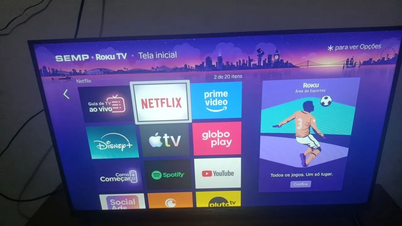 TV SEMP ROKU 32 POLEGADAS - Foto 5