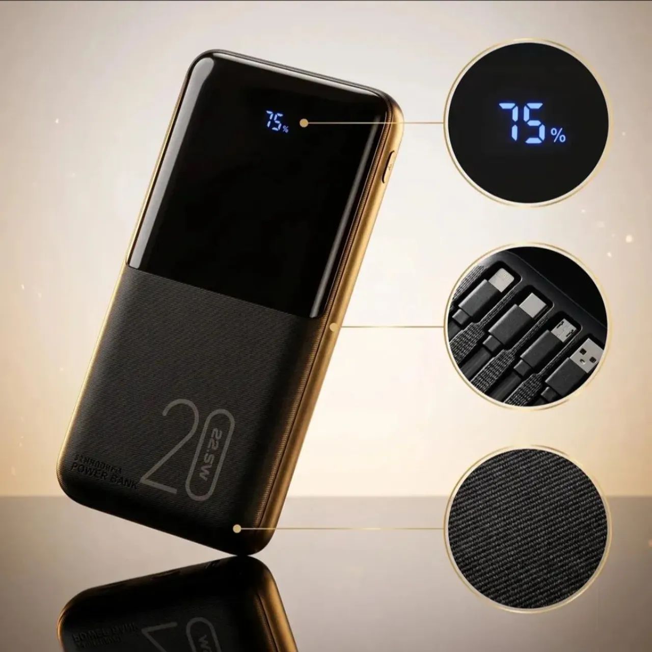 Powerbank 20000mAh Eletromex - Foto 3