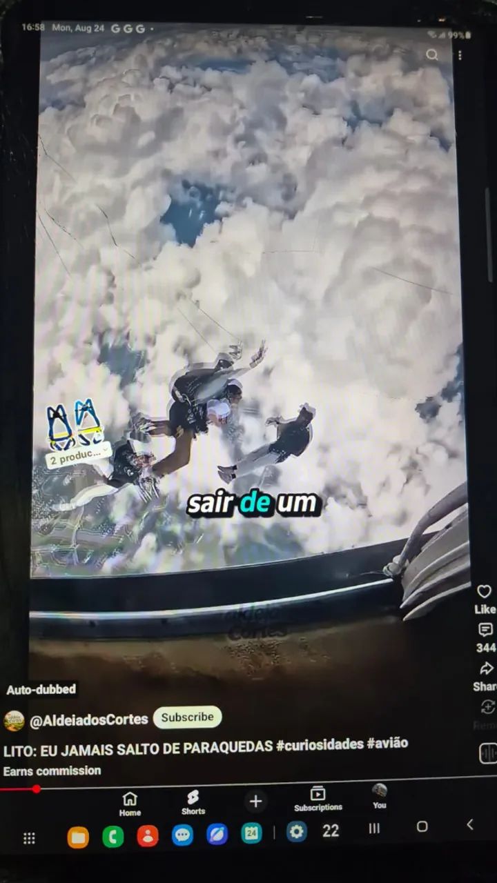 Tablet s6 lite - funcionando perfeitamente, apenas com o vidro trincado (display intacto) - Foto 5
