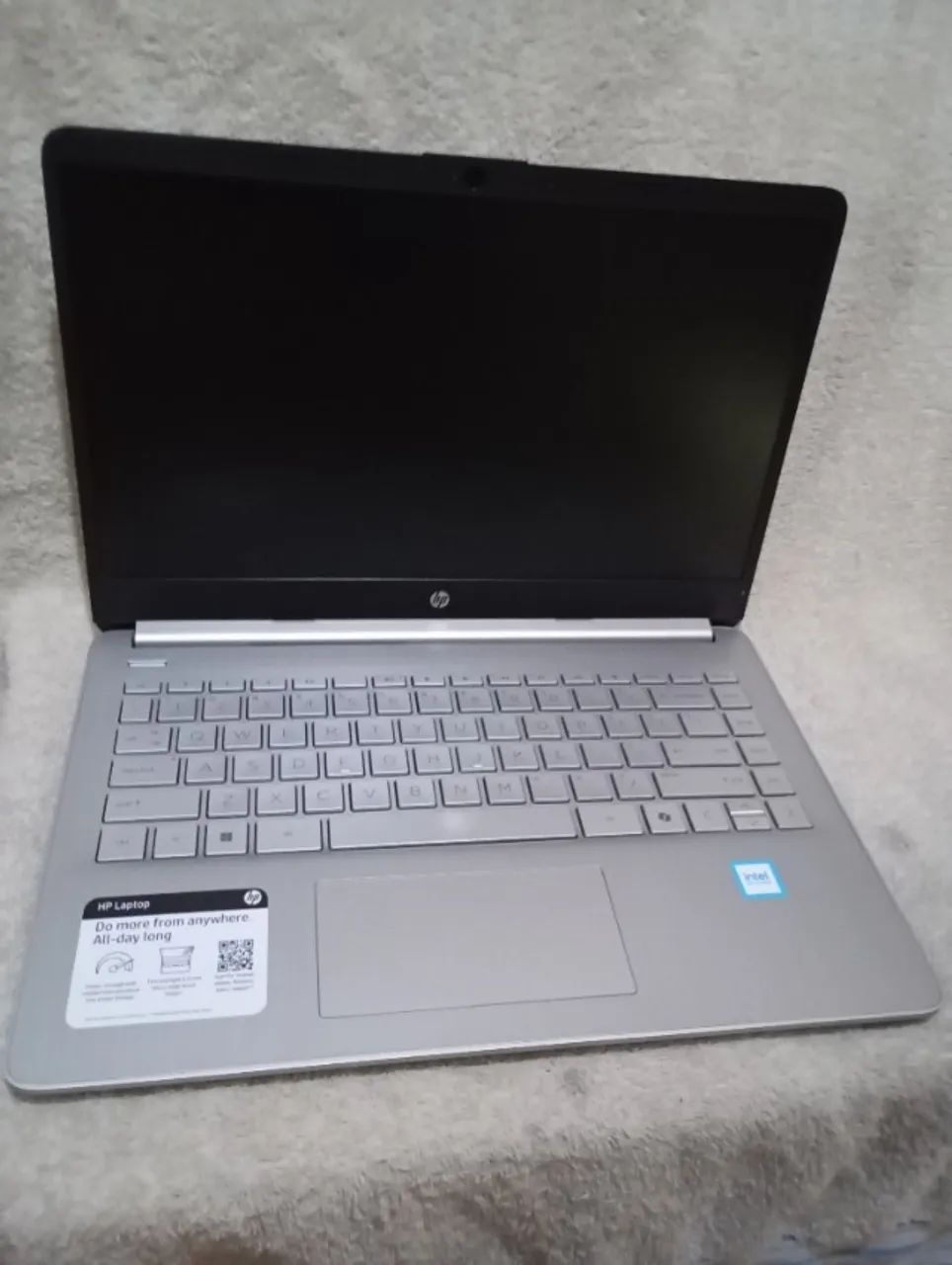 Notebook HP 14 - Intel 14 - Prata SSD e Tela HD - Foto 4
